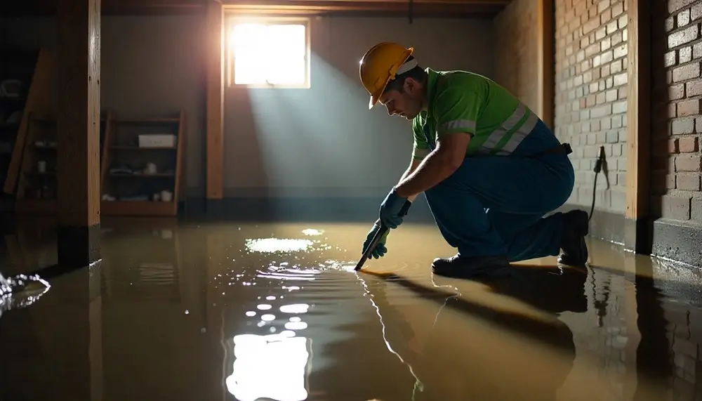 Professional water damage restoration services in Beasley, TX